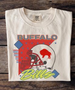 90s Retro Buffalo Vintage style Football Shirt, Game Day Tee for Fans of WNY, Blue White Red Bills Gift