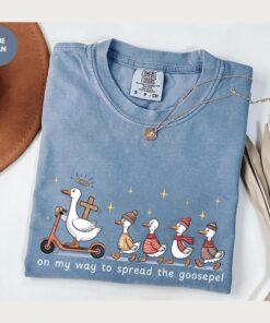Funny Goose Christian Shirt, Retro Fall Faith Shirt, Spread The Gospel Shirt, Youth Pastor Mission Trip Shirt