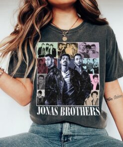 Vintage Jonas Bros Music Tour 2025 Shirt, Bootleg 90s Shirt