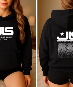 JLS The Club 2025 Shirt, JLS Tour 2025 Shirt, Tour Concert 2025 Front and Back Design Hoodie