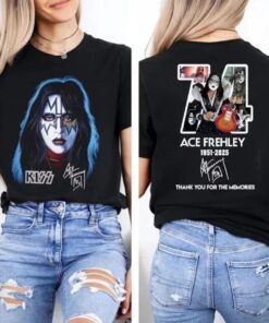 Ace Frehley Kiss Tribute 2 Sided Shirt, Ace Frehley 1951–2025 Thank You For The Memories