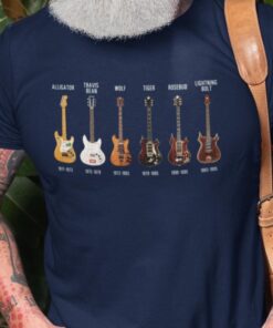Jerry Garcia Guitar History Grateful Dead - Heavyweight Unisex Crewneck T-shirt
