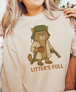 Litter's Full Christmas Vacation Cat, Litters Full Cat shirt, National Lampoon's Christmas Vacation Shitter's Full, Funny Christmas Cat Gift