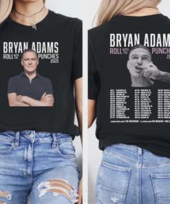 Bryan Adams Roll With The Punches 2025 Tour T-Shirt, Vintage Rock Tee