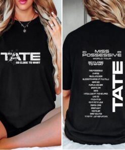 Tate McRae Miss Possessive Tour 2025 Two Sides Shirt, Tate McRae Concert, Tate McRae Merch, Tate McRae Shirt, Tate Mcrae Tour