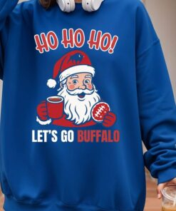 Buffalo Football Santa Sweatshirt: Retro Christmas Gift