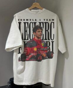 Charles Leclerc Ferrari F1 T-Shirt, Leclerc 16 Formula Racing Tee, Vintage Ferrari Motorsport Shirt, Formula One Fan Gift