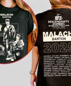 Disney Malachi Barton T-shirt, Descendants Zombies Worlds Collide Tour, The Rise Of Red Tee, Descendants Concert, Summer Music Festival 2025