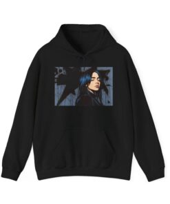 Billie Black and Blue Pop Culture Icon Hoodie