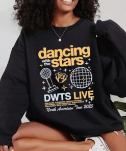 DWTS Live 2025 Shirt, Dancing With The Stars Tour Tee, Ballroom Dance Fan T-Shirt, North American Tour Merch, DWTS Graphic Top