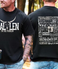 Men's Wallen I'm The Problem shirt ,morgan wallen im the problem album,full song list,wallen shirt,country music shirt,still the problem