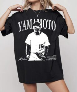 Yamamoto Mvp Los Angeles Baseball T-Shirt, Los Angeles Retro Rap Tee, Baseball Shirt, Vintage Los Angeles Fans