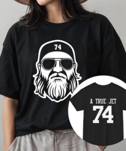 Nick Mangold 74 Memorial Mangold Honor #74 A True Jet T-Shirt, New York Jets Nick Shirt