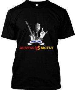 Busted Vs McFly Tour 2025 T-Shirt: Pop-Rock Nostalgia