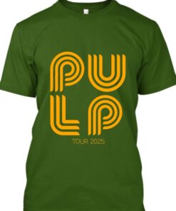 PULP Tour 2025 T-Shirt: Custom Printed Cotton Concert Tee