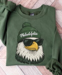 Vintage Philadelphia Football Sweatshirt, Trendy Fan Gifts, Retro Eagle Apparel, Team Wear, Trendy Gift, Football Fan, Game Day Crewneck