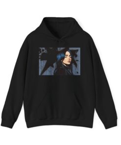 Billie Black and Blue Pop Culture Icon Hoodie