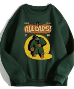 Madlib Doom All Caps Sweatshirt: Hip Hop Rap Music