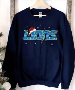 Detroit Football Christmas Light Blubs Sweatshirt, Detroit Football Sweatshirt, Christmas Football Sweatshirts, Detroit Xmas Gift