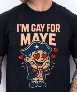 Funny Drake Maye I'm Gay for Maye Shirt, New England Football Tshirt, Patriot Fan Gift