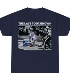 The Last Touchdown - Marshawn Kneeland Graphic Tee, RIP Kneeland Shirt, Cowboy Fans Gift, Tribute Tshirt, Dallas Football Merch