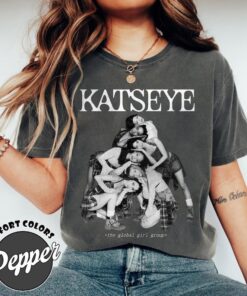 Katseye Gnarly Retro Graphic Shirt, Beautiful Chaos Kpop Fan Merch Tee, Aesthetic Summer Music T-Shirt