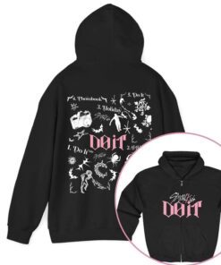 Stray Kids Do It Tracklist 2 sides Zip Hoodie Stray Kids World Tour Hoodie