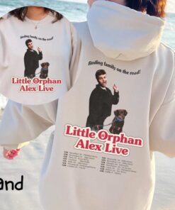 Alex Warren Little Orphan Alex Live Shirt, Fan Concert Tour Merch Shirt, Unisex Graphic Sweatshirt Gift for Music Lovers