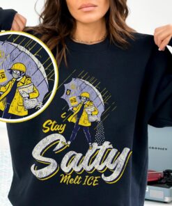 Stay Salty Anti ICE Crewneck, Protest Sweatshirt, Pro Democracy Top, Fck ICE Sweater