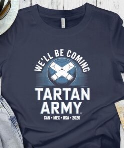 Scotland 2026 T-Shirt, Tartan Army Shirt, Qualification, Soccer Fan Tee
