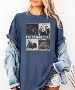 Cranberries Album Collage Shirt, Retro Rock Custom Gift Music Graphic Tee, 90s Alternative Personalized Unisex T-Shirt