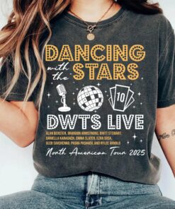 DWTS Live 2025 Shirt, Dancing With The Stars Tour Tee, Ballroom Dance Fan T-Shirt, North American Tour Merch, DWTS Graphic Top