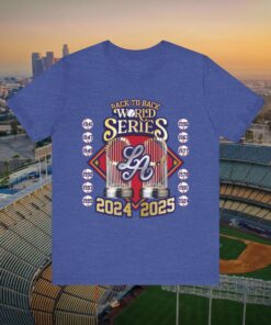 Vintage World Series Blue Jays Dodgers 2025 T-Shirt, Back to Back Champions LA Baseball Shirt, Los Angeles Baseball Tee