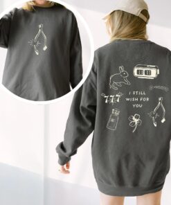 Wishbone Sweatshirt, Gray Crewneck Tee, Eleven Eleven Lucky Collage Shirt, Gift for Fan, Music Lyrics Merch