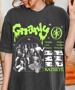 Katseye Gnarly T-Shirt, Katseye Member Tee, Katseye Beautiful Chaos World Tour Shirt