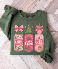 Christmas Diet Coke Sweatshirt, Diet Coke T-Shirt, Christmas Coca Cola Shirt, Diet Coke Lover Hoodie, Coca Cola Xmas Gift, Diet Coke Fans Top