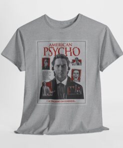 American Psycho Graphic Tee, Vintage Movie Shirt