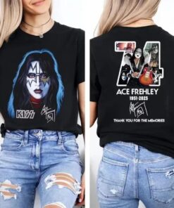 Ace Frehley Kiss Tribute 2 Sided Shirt, Ace Frehley 1951–2025 Thank You For The Memories