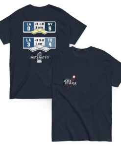 2025 Dodgers Back to Back Scoreboard T-Shirt, Unisex Classic Tee