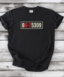 Six - Seven (6-7) Vintage 80's Music 867-5309 Jenny Shirt