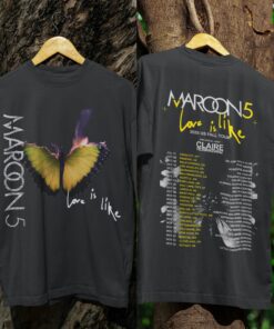 Maroon 5 Love Is Like Unisex T-Shirt, Love is Like Sweatshirt, Love is Like US FALL Tour 2025 Hoodie