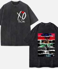 Weeknd XO Wash T-Shirt, Singer The Weeknd XO All Album Covers Posters Unisex Hoodie & Sweatshirt