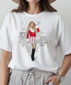 Mariah Carey Christmas It's Time 2025 Unisex T-Shirt, Gift For Christmas Shirt