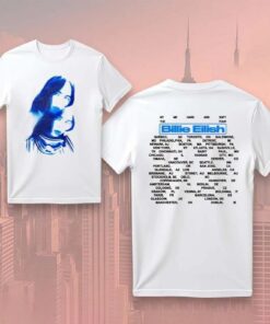 Billie Eilish HMHAS Tour 2025 New Two Sided Shirt