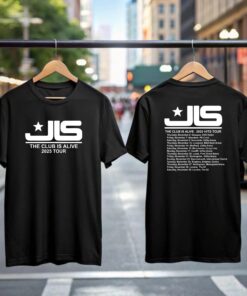 JLS Tour Concert 2025 Front and Back Design T-Shirt, Pop Fan Unisex Tee