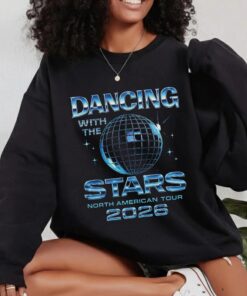 Ballroom Dancing Tour 2026 Sweatshirt, Retro Disco Ball Dance Show Hoodie