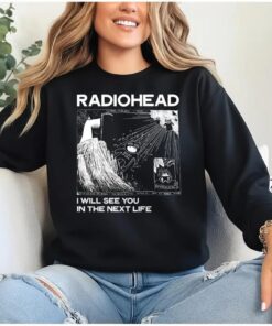 Vintage Music Radiohead Tour 90s Style Sweatshirt, Indie Rock Tour Style T-Shirt, Retro Band Inspired Tee, Unisex Graphic Shirt