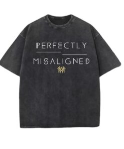 Sleep Token Perfectly Misaligned T-Shirt, Vintage Tee, Minimalist Graphic Top for Fans