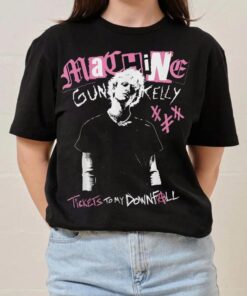 Machine Gun Kelly T-Shirt, Tickets To My Downfall Album Tee, Unisex Rapper Clothing, MGK Merch for Fans, Unisex Rock Band Graphic Shirt