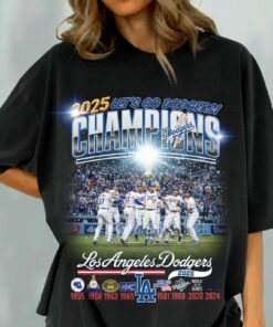 Champions 2025 T-Shirt, 2025 Let’s Go Los Angeles, Champions Shirt, World Series MVP Tee, Dodgers Parade 2025 Top